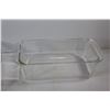 Image 2 : (2) Pyrex Glass Baking Pans (1) Glass Cake Pan