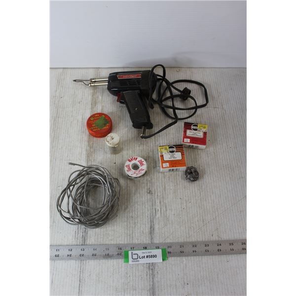 Soldering Iron, Solder,