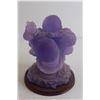 Image 4 : Purple Resin Buddha Decoration