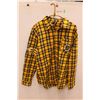 Image 1 : * NHL Boston Bruins Plaid Button Up - XL