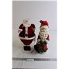 Image 1 : (2) Small Santa Decorations