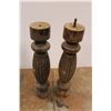 Image 3 : * (4) Antique Wooden Table Legs