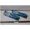 Image 1 : (2) Men's Massaging Gel Insoles: Size 8-13 (Un-Opened)
