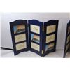 Image 2 : (2) Folding Frame Picture Holder - Blue (18" Tall)