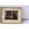 Image 2 : 10" x 8" Wooden Framed Child and Cat Bath Picture, 10.5" x 8.5" Wooden Framed Mother and Children Pi