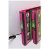 Image 2 : (2) 1" Pink Binders, (2) 1 1/2" Purple & Yellow Binders