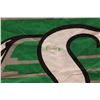 Image 2 : Saskatchewan Rough Rider's Flag (one sided 61 1/2"- 34 - corners have sticky tack on backs)