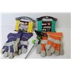 Image 7 : (2) Pair of Work Gloves - (2) Packs of Diamond Braid Rope (NIB) - Lawn Spike in Sprinkler