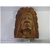 Image 1 : Wood Carving Wall Hanger of Indigenous Chief