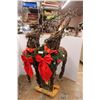 Image 1 : * (2) Wooden Reindeer on Stand - Working, 70 1/2" Tall x 36" Long