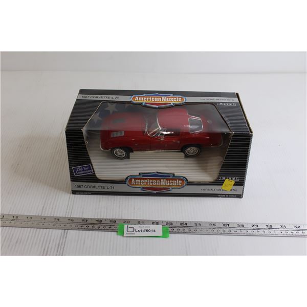 ERTL AmericanMuscle 1967 Corvette L-71 Die Cast - 1/18