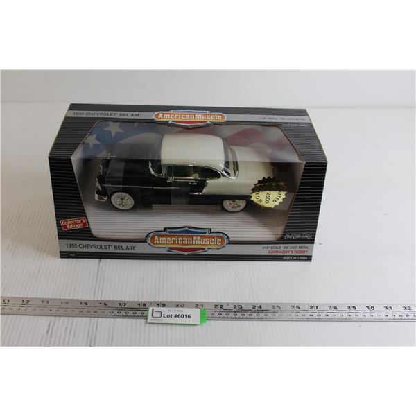 ERTL AmericanMuscle 1955 Chevrolet Bel Air Die Cast - 1/18