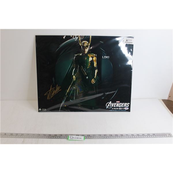 Marvel Avengers Signed Poster - 20" x 16"