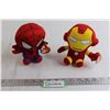 Image 1 : (2) Ty Beanie Babies - Spider-Man, Iron Man