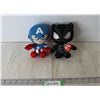 Image 1 : (2) Ty Beanie Babies - Black Panther & Captain America
