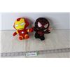 Image 1 : (2) Ty Beanie Babies - Spiderman & Iron Man