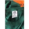 Image 6 : (2) Tee Shirts - Prison Rules & Russell Green Size L