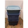 Image 1 : * (3) Rubbermaid Storage Totes