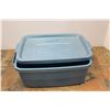 Image 4 : * (3) Rubbermaid Storage Totes