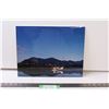 Image 1 : 14" x 11" Photo of Float Plane and Mountains, on foamback board