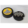 Image 2 : Boston Bruins - Puck - Dice in Container - Ballons - Plug-In Night Light