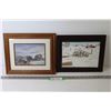 Image 1 : (2) Framed Prints - Country Settings