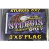 Image 2 : (2) Sturgis Flags -(2017-17)