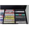 Image 5 : Case of Cassette Tapes - Country - Blues - Jazz (zipper handles broken)