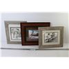 Image 1 : (3) Framed Prints - Country Setting Kids Peeing - Cows in House