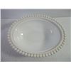 Image 3 : Vintage White Milk Glass Chicken Hen on Nest Beaded Edge Dish