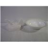 Image 5 : Vintage White Milk Glass Chicken Hen on Nest Beaded Edge Dish