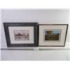 Image 1 : (2) Framed Prints-"Country Geese" and "Best Buddies"