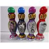Image 3 : (4) Collector Elvis Ink Bottles and a Tin of (2) American Chopper Playing Cards