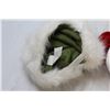 Image 7 : (2) Santa Hats, (5) Cloth Gift Bags (16" x 12")
