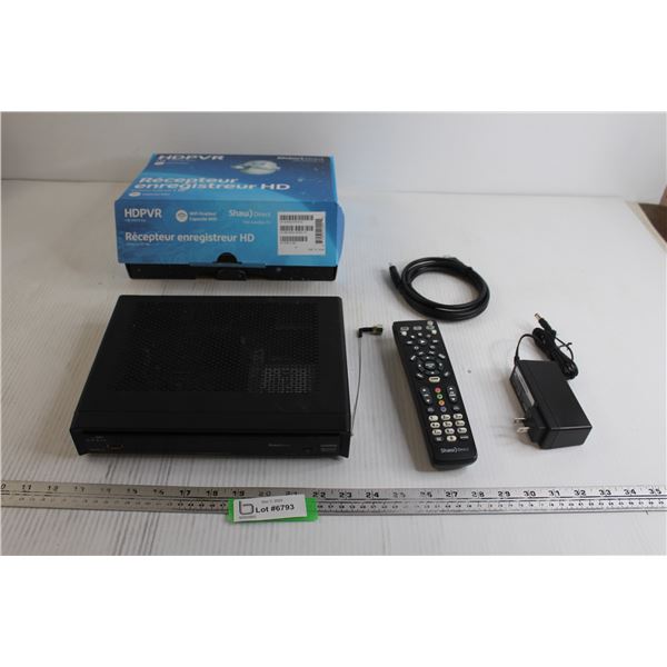 Shaw Direct HDPVR 830 1 TB - Untested