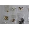 Image 3 : (20) Pieces Costume Jewelry - Earrings, Brooches, Pins
