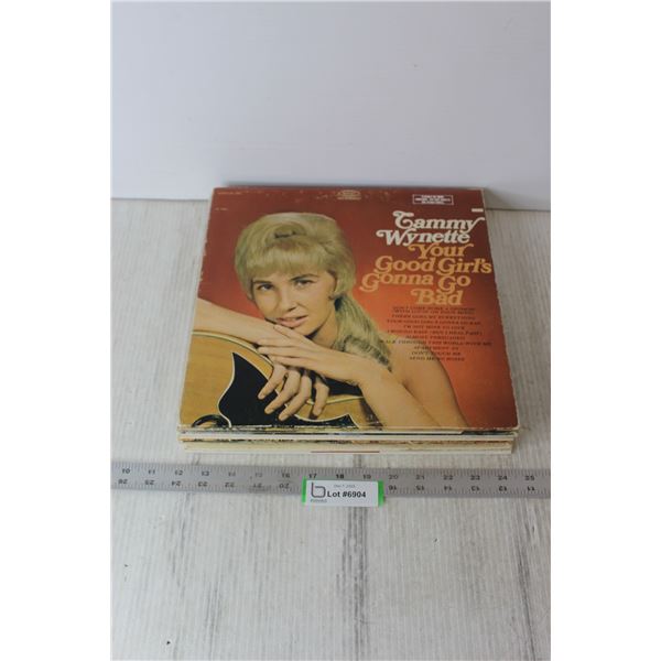 (12) Records - Tammy Wynette, Buck Owens, etc.