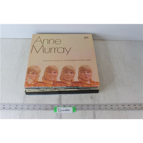 (10) Records - Anne Murray, Jim Reeves, etc., Set of Beethoven LP's