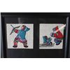 Image 4 : Framed Art - Inuit Figures -10x12