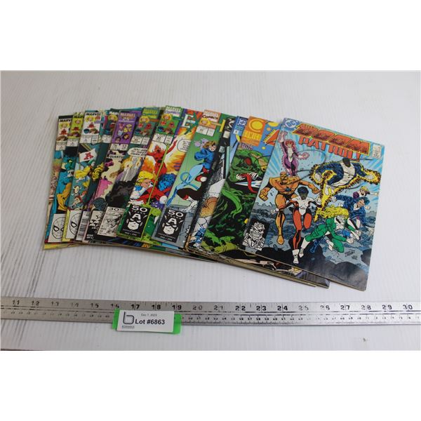 (12) Comics - Marvel, DC, Comico