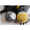 Image 4 : (6) NHL Boston Bruins Light-Up LED Ball Ornaments - NIB, Ornaments Still Have Tabs Attached, (1) Orn