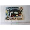 Image 1 : J. M. Philips & Sons Garden Seeds Metal Sign