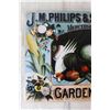 Image 3 : J. M. Philips & Sons Garden Seeds Metal Sign