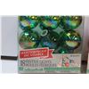 Image 2 : (2) Packages of 18 Christmas Light Ornaments (Green & Red)