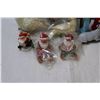 Image 2 : Nativity Scene, 2 Doves, 3 Santas, 3 Foliage Ornaments, Christmas Village Street Light
