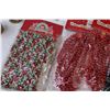 Image 3 : (4) Beaded Garlands, Santa Salt & Pepper Shakers, Santa Ornaments, (9) Assorted Ornaments