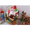 Image 4 : (10) Reindeer Christmas Ornaments, Snowman & Santa Ornaments