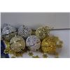 Image 5 : Christmas Wreath Hanger, (2) Package of Ornament Hooks, (6) Lightup Christmas Ornaments (lights up, 