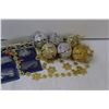 Image 6 : Christmas Wreath Hanger, (2) Package of Ornament Hooks, (6) Lightup Christmas Ornaments (lights up, 