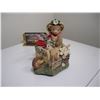Image 1 : Musical Bear Ornament, The Brownstone Teddy Bear Collection, "Springtime Planting"